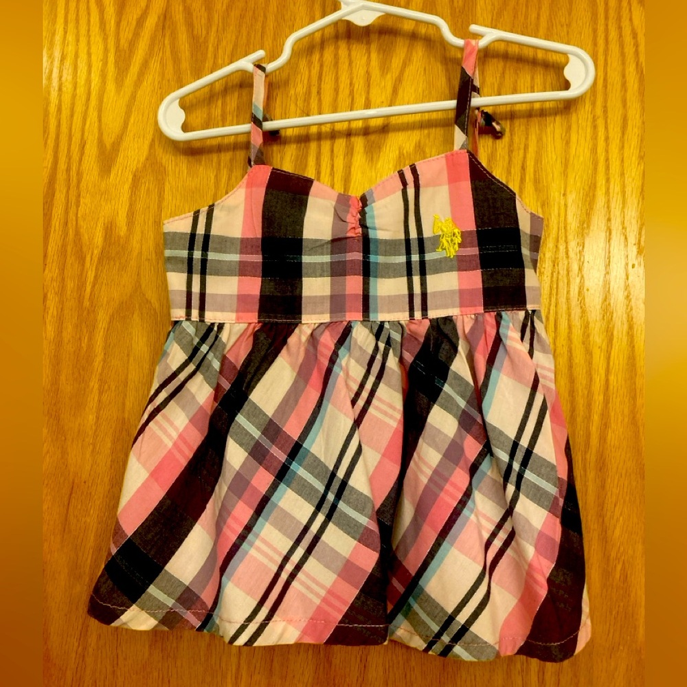 U.S. Polo Assn. Pink and Black Camisole